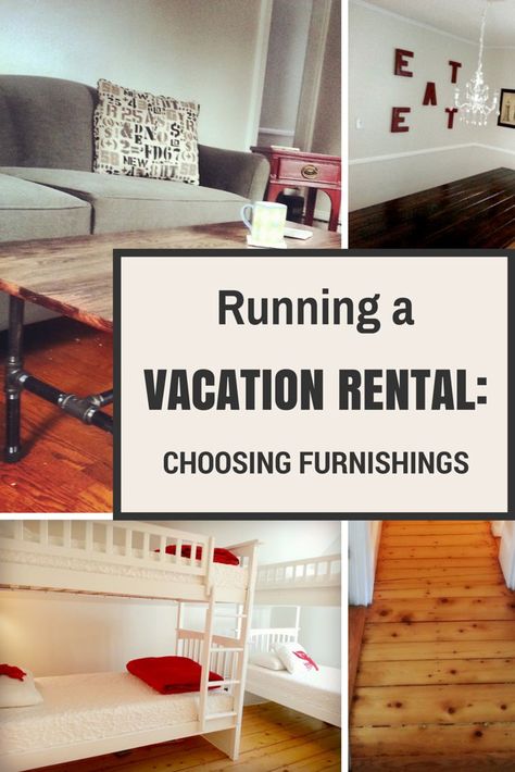 Choosing Vacation Rental Furnishings: 5 Tips. Before the art, the fabrics, and the home decor, a few tips for creating a flexible and efficient palette for that will organize your decorating and serve you well for years to come! Rental Property Vacation Rentals Decor, Farmhouse Side Table, Cute Dorm Rooms, Rental Decorating, Room Transformation, Decor Pillows, Baby Shower Decor, Décor Diy, Boho Home