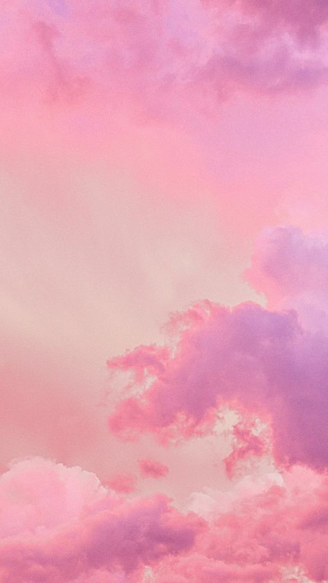 Iphone Pink Background, Aesthetic Pink Clouds, Pink Aesthetic Iphone, Pinterest Pretty, Wallpaper Background Aesthetic, Pink Clouds Wallpaper, Calming Pictures, Iphone Pink, Xmas Wallpaper