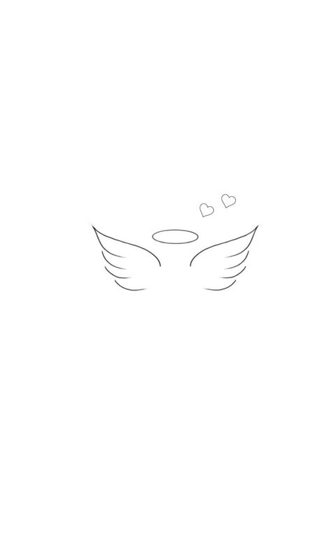 Memorial Small Tattoos Simple, Angel Tatoos Minimalist, Tattoo Design For Lost Loved One, Tattoo Ideas For Miscarried Baby, Lost Parent Tattoo, Miscarried Tattoo Ideas Fine Line, Angel With Halo Tattoo, Lost A Loved One Tattoo, Tattoos For Angel Babies