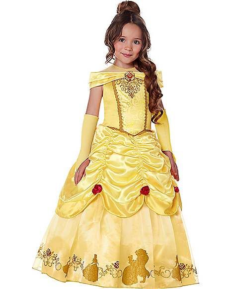 Belle Dress Kids, Beast Costume Kids, Belle Costume Kids, Full Skirt And Top, The Beast Costume, Disney Costumes For Kids, Belle Halloween, Princess Costume Kids, Beauty And The Beast Costume