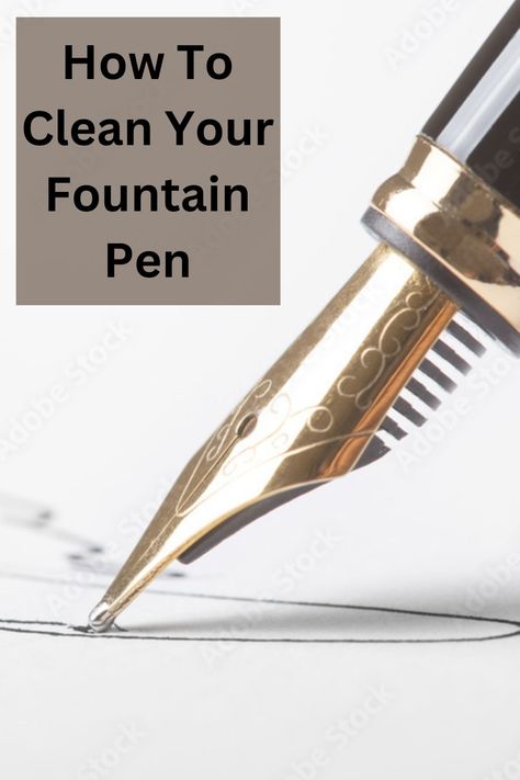 Cleaning a fountain pen is essential for maintaining its performance. Start by disassembling the pen, carefully removing the nib and feed. Rinse these parts with lukewarm water to remove dried ink. Avoid using hot water to prevent damage. Fountain Pen Writing, Ink Removal, Pen Obsession, Fountain Pens Writing, Parker Fountain Pen, Notes Notebook, Pens Writing, Fountain Pen Nibs, Stencils Printables