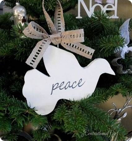 Dove Ornament, Dove Ornaments, Christmas Open House, Rainbow Room, Peace Dove, Friends Happy, Seasonal Crafts, Holiday Decorating, Wood Ornaments