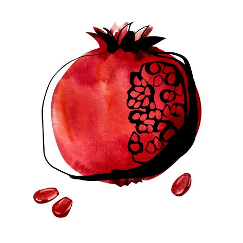 Pomegranate Art, Painting Practice, A Level Art Sketchbook, Persian Art Painting, Newspaper Art, Artistic Installation, A Level Art, Fruit Art, Chalk Art