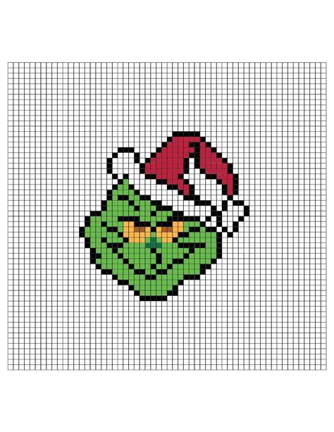 The Grinch Cross Stitch, Grinch Perler Bead Patterns, Grinch Pixel Art, Shrek Pixel Art, Grinch Cross Stitch, Pixel Art Noel, Grinch Pattern, Dmc Color Chart, Christmas Cross Stitch Patterns Free