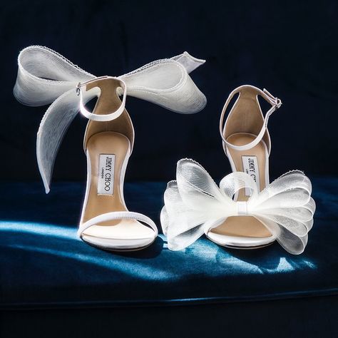 Exude confidence in our asymmetric AVELINE heels featuring mesh bow detail #JimmyChoo | Instagram Jimmy Choo Aveline, Jimmy Choo Bow, Dr Shoes, Jimmy Choo Heels, Fancy Shoes, Shoe Inspo, Wedding Heels, Fashion Heels, Jimmy Choo Shoes