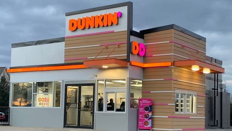 Dunkin Drive Thru, Korea Shopping, Chain Restaurants, Donut Store, Dunkin Donut, Colorful Donuts, Bloxburg Builds, Bloxburg Ideas, Bon Appetite