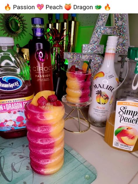 Ciroc Passion Drink Recipes, Ciroc Passion, Summer Drinks Alcohol Recipes, Bartender Drinks Recipes, Fun Drinks Alcohol, Pretty Alcoholic Drinks, Summer Drinks Alcohol, Cocktail Drinks Alcoholic, Party Drinks Alcohol