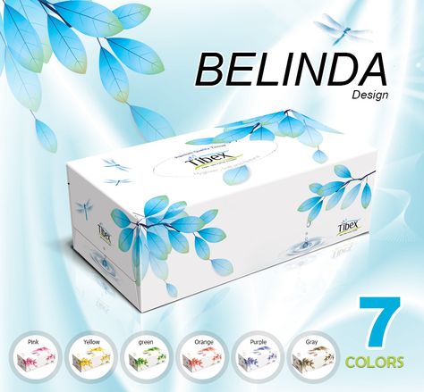 Box Packaging Design Templates, Tissue Design, Tissue Packaging, Graphic Packaging, Template Box, Box Design Templates, Creative Design Ideas, Facial Tissue Box, Packaging Template Design