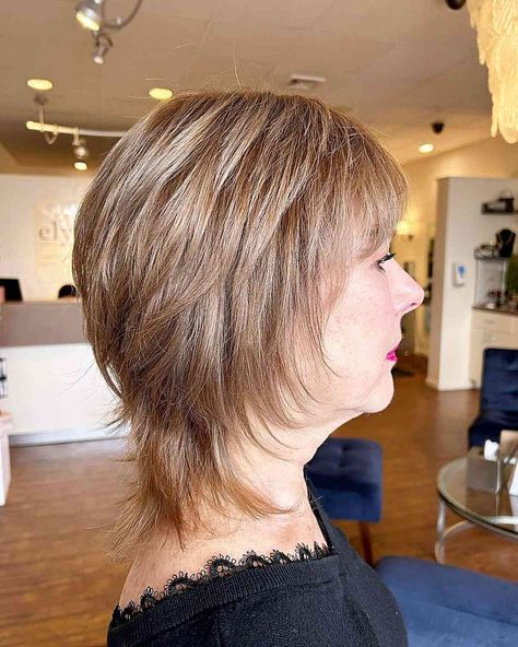 Shag Hair 2023, Short Layered Shag Older Women, Short Shag Hairstyles Over 50 Older Women Round Faces, Women's Shag Haircut, Face Thinning Haircuts, Shag Hairstyles Short Over 50, Short Haircuts For Thinning Hair Women, Short Shag Hairstyles Over 50 Choppy Layers, Shag Haircut Over 50