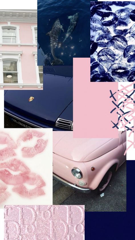 Baby pink asthetic navy blue asthetic collage Navy Blue And Baby Pink Aesthetic, Baby Pink And Blue Aesthetic, Pink And Navy Wallpaper, Navy Blue And Pink Aesthetic, Navy And Pink Aesthetic, Pink Blue Aesthetic, Blue Feeds, Navy Blue And Pink, Uni Room