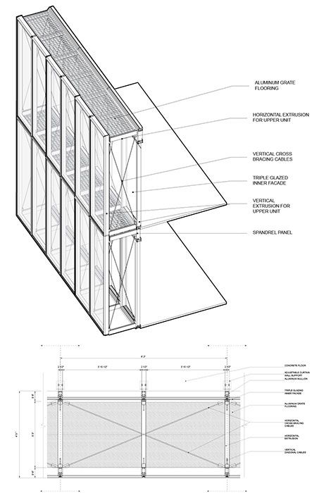 Diagrid Structure Detail, Glass Facade Detail, Glass Roof Detail, Curtain Wall Design, Facade Detail, Curtain Wall Detail, Glass Facade, 포트폴리오 레이아웃, Green Facade