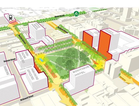 None Landscape Diagram, Presentation Techniques, Urban Design Diagram, Urban Analysis, Urban Design Graphics, Urban Design Plan, Downtown Raleigh, Concept Diagram, Landscape Architecture Design