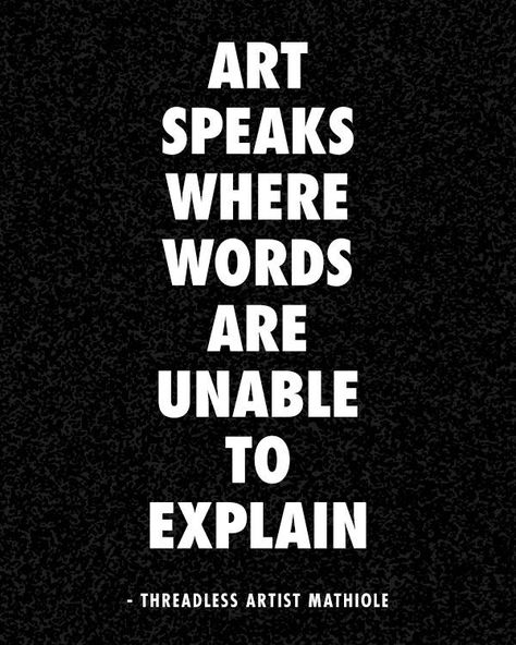 Art speaks where words are unable to explain. - Threadless Artist Mathihiole Art Quotes Artists, Citation Art, Words Art, Art Quotes Inspirational, Artist Quotes, Creativity Quotes, Edgar Degas, What’s Going On, Design Quotes