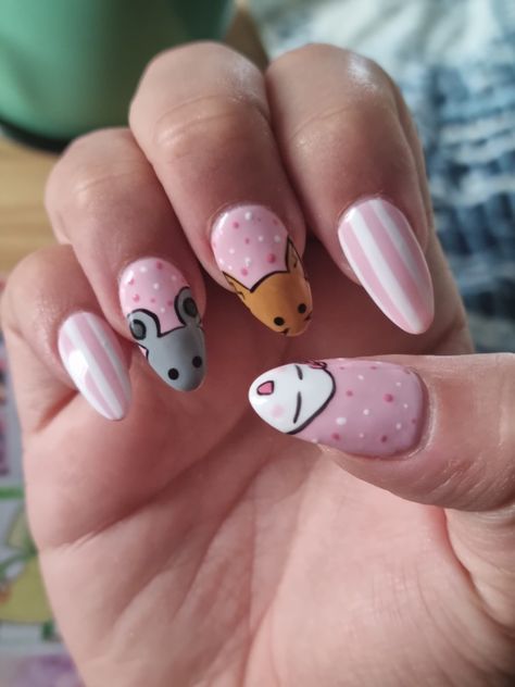 #furuba #fruitsbasket #acrilicnails #fruitsbasketnails Fruits Basket Inspired Nails, Fruits Basket Nail Art, Fruit Basket Nails, Fruits Basket Nails, Shoujo Nails, Fruit Basket Tattoo, Cosplay Nails, Anime Nails Acrylic, Fruits Basket Tattoo