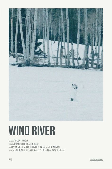 Wind River (2017) Graphic Design Movie Posters, Alt Posters, Film Posters Art, Wind River, Film Poster Design, Movie Poster Wall, Movie Covers, Movie Prints, Cinema Posters