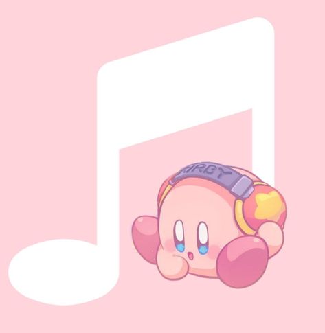 Kirby Spotify Icon, Kirby Phone Icons, Kirby Themed Phone, Gaming Icon Aesthetic, Kirby Phone Theme, Kirby Icons For Apps, Kirby Widgets, Kirby Icons, Kirby Icon