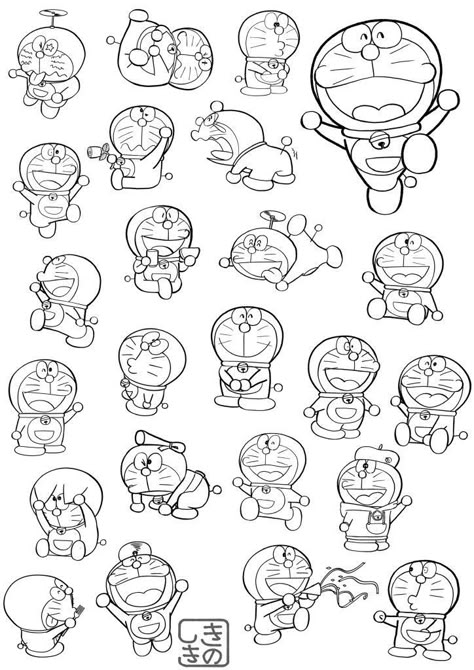 Doraemon Bookmark, Doraemon Tattoo, Friends Doodles, Doraemon Fanart, Crafts Bookmarks, Robot Cat, Art Flash, Creative Drawings, Doremon Cartoon