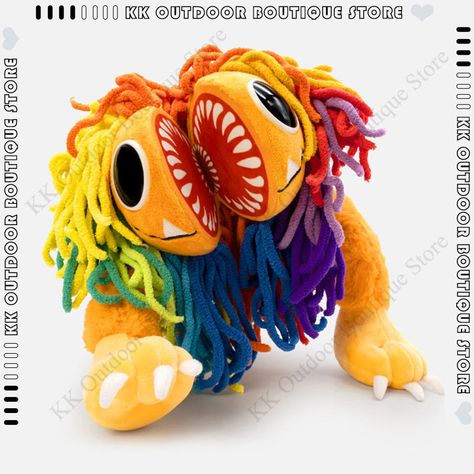 Yarnaby Plush Nightmare Critters Halle Soyer Smiling Friends Colored lion Figures Dolls Plushies Smiling Friends, Doll Plushies, Halle, Movie Tv, Lion, Dolls, Toys