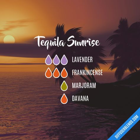 Tequila Sunrise | DiffuserBlends.com Diffuser Scents, Eo Blends, Simmer Pot, Essential Oil Combinations, Liquid Castile Soap, Essential Oil Diffuser Blends Recipes, Essential Oil Diffuser Recipes, Oil Diffuser Recipes, Essential Oil Mixes