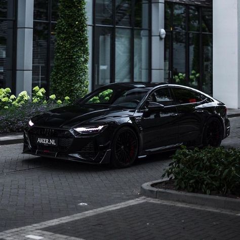 Audi Rs7 Black, Rs7 Black, Luxury Cars Audi, Wallpaper Luxury, Dark Black Wallpaper, Audi S5, Exotic Sports Cars, Cars Vintage, Style Photo