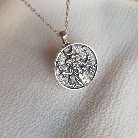 Hecate Goddess Jewelry, Hekate Jewelry, Hekate Necklace, Hecate Jewelry, Witchcraft Jewelry, Goddess Hecate, Witchcraft Magic, Protection Jewelry, Goddess Jewelry