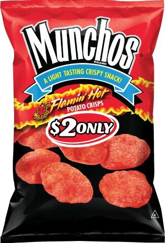 Flamin’ Hot Munchos Potato Crisps are halal and vegetarian. Spicy Chips, Vegan Chips, Hot Chips, Hot Snacks, Hot Potato, Road Trip Food, Hot Chip, Frito Lay, Snack Craving