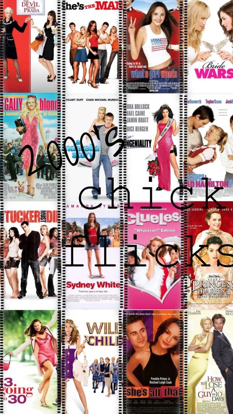 Early 2000s Movies, Sydney White, Bride Wars, Girly Movies, Federal Agent, Chad Michael Murray, What A Girl Wants, Anime Poster, Girl Movies