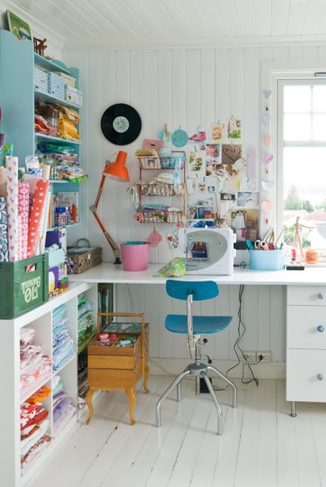 One Room Challenge – Week One, The Sewing Room Sewing Room Inspiration, Small Craft Rooms, Sewing Spaces, Sewing Room Design, Dream Craft Room, Craft Room Design, Sewing Room Organization, Sewing Space, Diy Craft Room