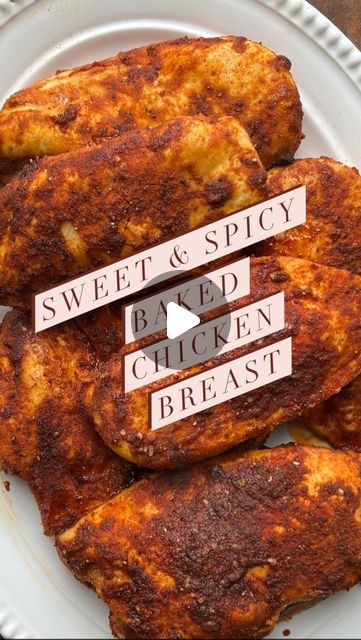 Diane Morrisey on Instagram: "This is my favorite way to bake chicken breasts and a perfect thing to make for meal prep.  The brown sugar is a perfect compliment to the smokiness of the smoked paprika. The combination of flavors just works.  I bake a batch of these on the weekends so the kids have them for lunches, whether they use them for sandwiches or slice them into salads.  The breasts come out tender and flavorful and so juicy.  Perfect every time 
.
.
.
Sweet and Spicy Baked Chicken Breast 
.
. 6 boneless, skinless chicken breasts 3 tbls olive oil

Rub: 6 tsp smoked paprika 6 tsp brown sugar  2 tsp onion powder 2 tsp garlic powder 1 tsp black pepper
1/4 tsp cayenne  1 1/2 tsp salt

Heat oven to 450F. Toss chicken with olive oil.
Combine all the dry ingredients and stir well.  Sprink Sweet And Spicy Baked Chicken, Diane Morrissey, Season Mixes, Spicy Baked Chicken, Chicken Roasted, Bake Chicken, Chicken With Olives, Winner Winner Chicken Dinner, Baked Chicken Breast