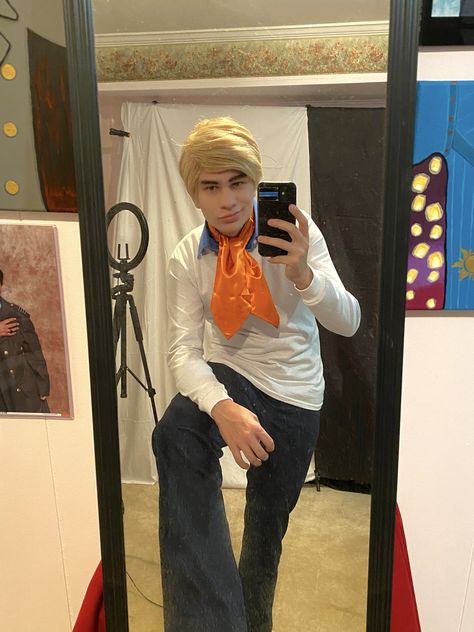 Fred Outfits Scooby Doo, Fred Jones Cosplay, Fred Jones Costume Girl, Scooby Doo Villains Costumes, Fred Jones Aesthetic Scooby Doo, Fred Jones Scooby Doo, Fred Jones, Scooby Doo, Costume Ideas