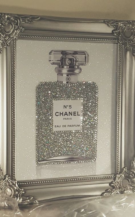 Chanel Bedroom, Chanel Perfume Bottle, Chanel No5, Chanel Decor, Chanel Perfume, Chanel No 5, Glam Room, Shabby Chic Bedrooms, Chic Bathrooms