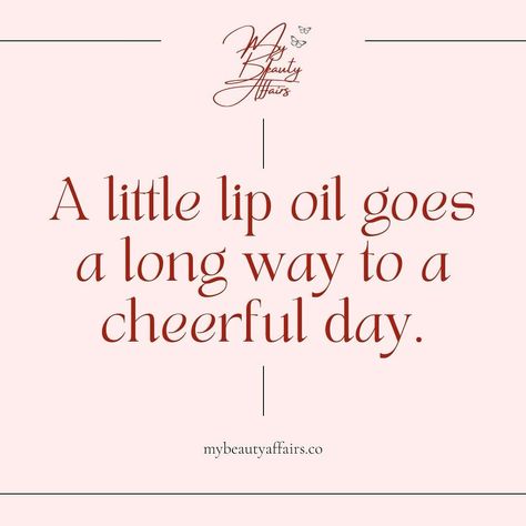 Just a little…or maybe a lot. Check out our website, link in bio. Beauty Affairs, My Beauty, Website Link, Lip Oil, Link In Bio, Lips, On Instagram, Beauty, Instagram