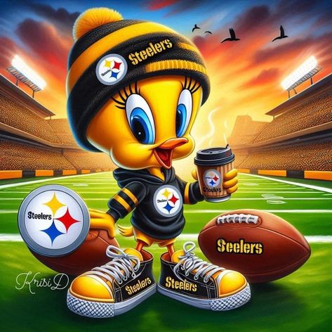 Green Bay Packers Art, Steelers Images, Tweety Bird Drawing, Sweet Dreams Pictures, Steelers Pics, Pittsburgh Steelers Wallpaper, Steelers Women, Dallas Cowboys Wallpaper, Nfl Championships