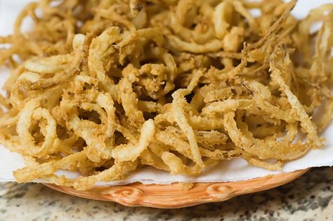 Jess Pryles, Onion Strings, French Fried Onions, Crispy Onions, Ree Drummond, Bay House, Corn Dogs, Fried Onions, Side Recipes