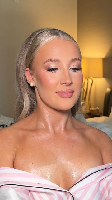 Emily Mosby on Instagram: "Real life Barbie???? 🎀 adding sparkles is THE BEST💗 . . . . . . . . . . . . . #makeup #mua #makeupartist #bride #bridalmakeup #wedding #weddingmakeup #sparkle" Barbie Wedding Makeup, Real Life Barbie, Wedding Glam, Barbie Wedding, The Best Makeup, Glam Wedding, Best Makeup, Engagement Shoot, Engagement Shoots