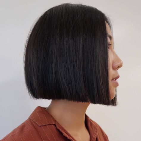 One Length Hair, Trendy We Fryzurach, A Line Bob, Cute Bob Hairstyles, Medium Bob Hairstyles, Medium Hair Cuts, Trendy Hairstyles, Bobs Haircuts, Hairstyles With Bangs