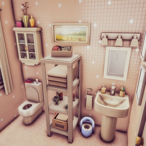 Hello Lovelies and a sunny sunday! I really wanted to show you the interior of my BaseGame house. I think you can get quite a lot out of the base game. I like the garage best, I think it's brilliant that you can get this dartboard through the event in the game and that it also counts as part of the base game. I hope you and your Sims enjoy it as much as I do 🥰 💫 Gallery ID: samabrigu 💫 40x30 💫 BaseGame Only / No-CC 💫 5x 🛌 💫 4x 🚽 💫 Edit done with Lightroom & Photoshop #thesims4builds #the... Base Game Room Sims 4, Sims 4 Room Base Game, Sims 4 Base Game Interior, Sims Base Game Rooms, Sims Rooms Ideas Base Game, Sims 4 Room Ideas Base Game, Sims 4 Interior Design Ideas No Cc, Basegame House Sims 4, Sims 4 Bathroom Ideas