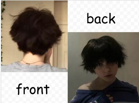 Cool Haircuts For Thick Hair, Bleach Hair Ideas For Short Hair, Short Adronymous Hair Fluffy, Fluffy Ftm Hair, Short Fluffy Guard Hair, Short Hairstyles Transmasc, Short Alt Hair Straight, Short Fluffy Hair Round Face, Short Haircuts Fluffy