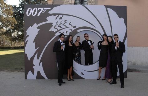 James Bond Gala Theme, 007 Theme Party Decoration, James Bond Themed Party, James Bond Prom, James Bond Wedding Theme, 007 Theme Party, Bond Theme Party, James Bond Wedding, James Bond Theme Party