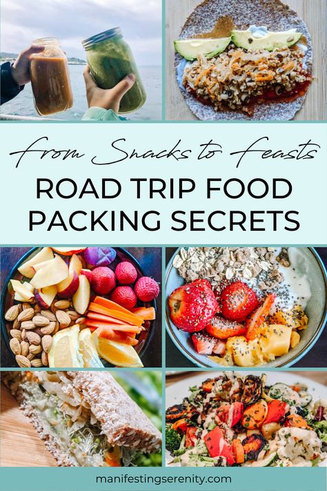 From snacks to feasts, I'm thrilled to share my road trip food packing secrets! Join me on a culinary adventure as we uncover tips and tricks for packing and savoring the best road trip food. Get ready to make your next journey a memorable feast for the taste buds.#bestroadtripfood #roadtripfoodtopack #roadtripfoodideas #roadtripfoodhacks #cartravelsnacks #roadtripfoodprep How To Pack Food For A Road Trip, Picnic Lunch Ideas Families Road Trips, Vanlife Food Ideas, Vegan Road Trip Snacks, Pack Food For Road Trip, Vegan Road Trip Meals, Foods To Pack For Road Trip, Healthy Food To Pack For Road Trip, Homemade Road Trip Food