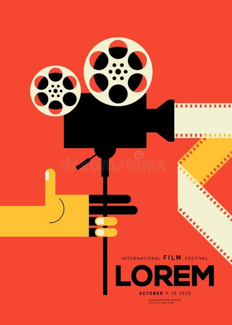 Cinematic Graphic Design, Movie Camera Illustration, Camera Graphic Design, Vintage Film Reel, Film Illustration, Money Illustration, Camera Illustration, 2024 Moodboard, Template Background