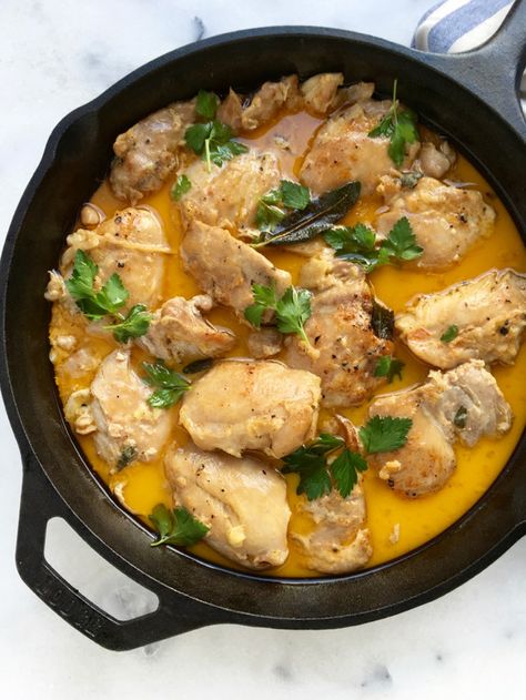 Chicken In Milk Recipe - Enjoy Milk Again the Way Nature Intended • CiaoFlorentina Recipes With Milk, Chicken In Milk, White Wine Sauce Recipes, Chicken Milk, Broiled Chicken, Tender Chicken, Chicken Cutlets, Vegan Condiments, Milk Recipes