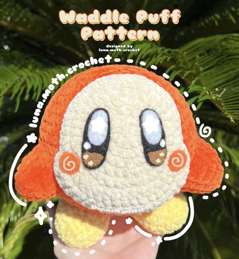 Digital crochet pattern to make your very own Orange Puff plush! **THIS IS NOT A PHYSICAL ITEM. THIS IS A PDF PATTERN** This 9 page pdf pattern comes with detailed instructions and photos to help you crochet an adorable Orange Puff plush. This is an experienced beginner level pattern. This pattern is written in English and uses US terminology. You must know how to make a magic ring, single crochet, increase, and decrease. Materials Needed: - 4.5 mm Crochet Hook - Any size 6 yarn in colors: Orange, Cream, and Yellow - Felt in colors: black, white, brown, orange  - Darning Needle -Scissors - Stuffing - Hot Glue or Needle and Thread After purchasing the pattern, you will immediately receive an email from Etsy with the link to download your file. This is a DIGITAL PDF PATTERN. You will not rec Orange Crochet Ideas, Puff Crochet Pattern, Orange And White Crochet, Crochet Increase, Crochet Orange, Orange Crochet, Crocheting Ideas, Crochet Animals Free Patterns, Fun Crochet