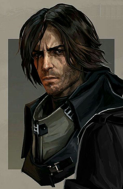 Fantasy Portraits, Dishonored, Human Male, Fantasy Male, Skyfall, Character Design Male, Fantasy Rpg, Fantasy Inspiration, Dnd Characters