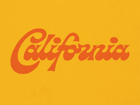 California Lettering by Loren Klein California Lettering, California Logo, California Design, Types Of Lettering, Script Lettering, Learning Design, Custom Letters, Typography Letters, Freelance Graphic Design