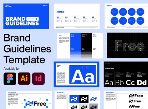 Free Brand Identity Guidelines Template :: Behance Logo Guidelines, Brand Guidelines Design, Identity Guidelines, Brand Identity Guidelines, Guideline Template, Brand Guidelines Template, Branding Behance, Information Architecture, Brand Book