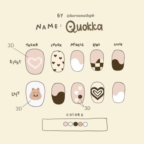 #skzoonailsart #skzoo #skz #quokka #quokkalove #straykids #straykidsedit #leeminho Uñas Skz, Skz Nails, K Pop Nails, Kids Nail Designs, Kutek Disney, Fake Nails Designs, Art Deco Nails, Hello Nails, New Template