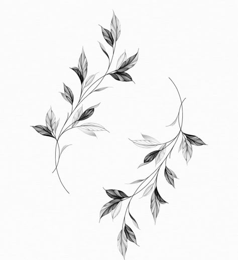 Olive Tattoo, Black Flowers Tattoo, Elements Tattoo, Epic Tattoo, Clever Tattoos, Vine Tattoos, Tattoo Stencil Outline, Minimalist Tattoos, Small Tattoos For Guys