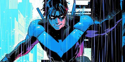 Nightwing Wallpaper, Art Dc Comics, Nightwing And Batgirl, Robin Dc, الفن الرقمي, Teen Titan, Hero Time, Univers Dc, Arte Dc Comics