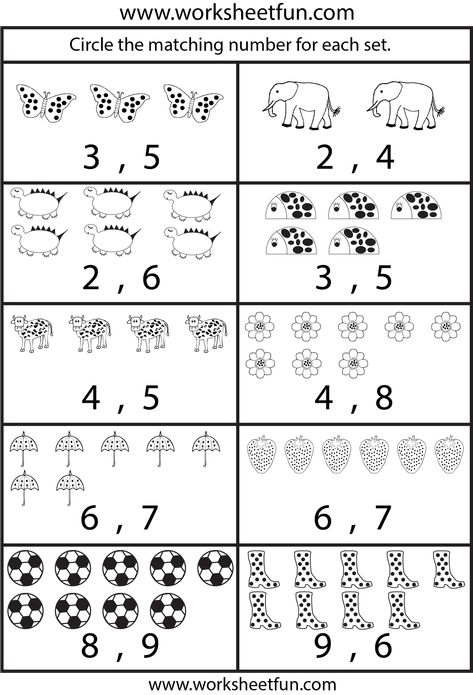 Worksheet fun.  This site has about a bazillion different worksheets and they are all great! Math Counting Worksheets, Counting Worksheets For Kindergarten, Counting Worksheet, Nursery Worksheets, Kindergarten Math Free, Kindergarten Math Worksheets Free, Bamboo Shoot, Numbers Worksheets, Kindergarten Worksheets Free Printables